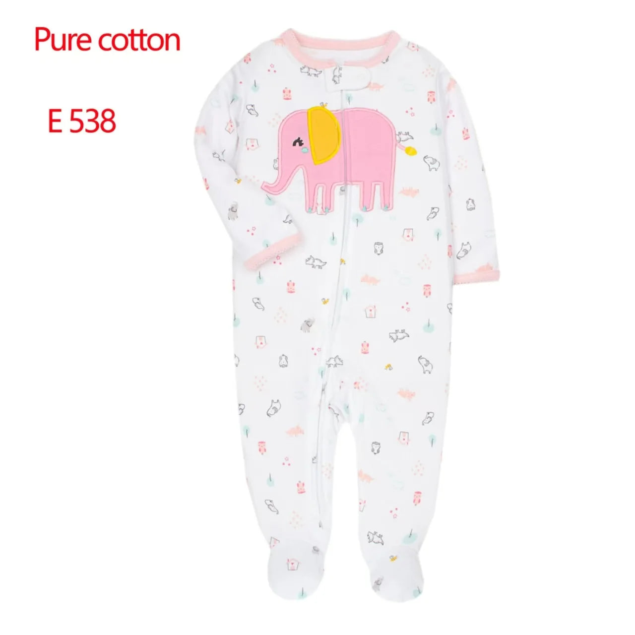 Baby Boy Girl Clothes Newborn Infant Baby Romper 100% Cotton Long-Sleeve Style Toddler Kids Jumpsuit Children's Pajamas