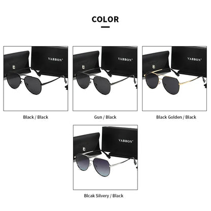 Polarized Sunglasses For Men Large Metal Frame Sun Protection And UV Protection Sunglasses Aviator Sunglasses Frog Mirro 9542