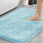 Bathroom mat chenille absorbent carpet bathroom bathtub room living room door bathroom absorbent pad