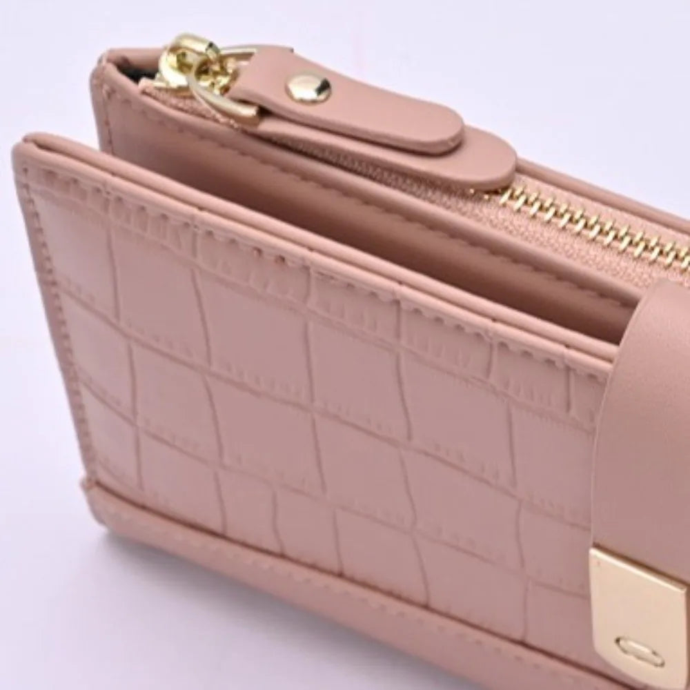 Cute PU Leather Women Purse Wallets Rectangle Large Capacity PU Coin Purse Casual Phone Bag Money Bag Girl Birthday Gifts