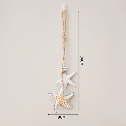 Seahorse/Fish/Star for Nautical Home Decoration Wall Hanging Ornament Statue Beach Theme Decor