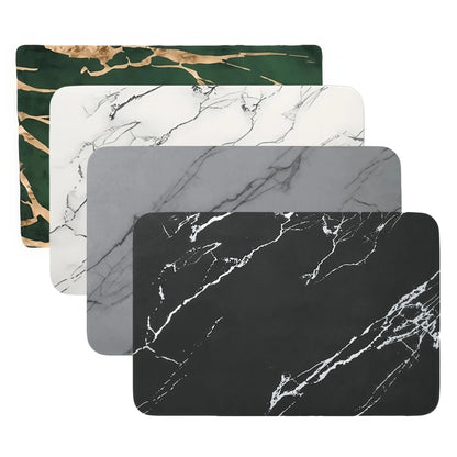 60x40CM Bathroom Rugs Washable Bath Mat Diatomite Stone PU Floor Mat Non Slip Quick Dry Pad Multi-Purpose Doormat Bathroom Acces