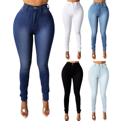 Skinny Jeans High Waist Women's Skinny Fit Denim Jeans with Zipper Fly Pockets Streetwear Fashion for A Stylish Look Denim