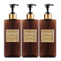 Shower Soap Dispenser Set Refillable Shampoo and Conditioner Bottle for Bathroom Kitchen Dish Soap Hand Soap Bottle