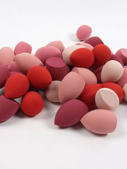 25 Beauty Eggs (Makeup Sponges), Foundation Make-Up Mixed Beauty Sponges, Liquid, Cream and Powder Flawless, Multi-Color Makeup