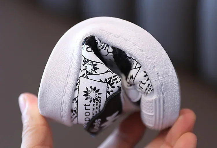 Kids Shoes for Baby Girls and Boys Anti-slip Soft Rubber Bottom Baby Sneaker Casual Flat Shoes Children Size 21-30