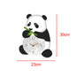 Panda Wall Clock Silent Cute Wall Hanging Decor for Kids Room Kitchen Office Decorative Clock Silent Bedroom Living Room