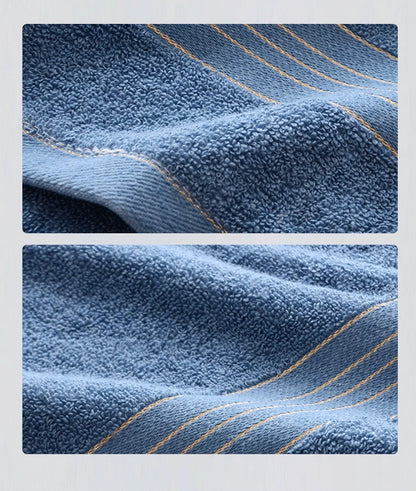 1 Thick Cotton Bathroom Face Towel for Household Couples 75x35cm