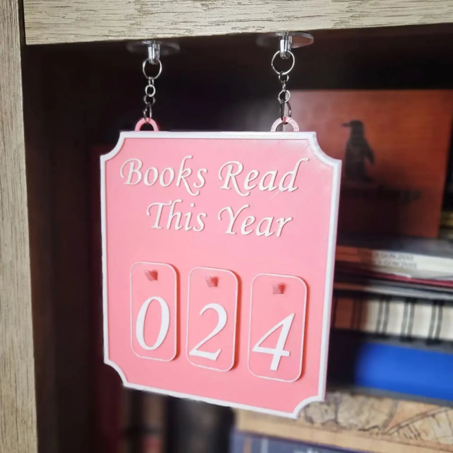 Hanging Bookshelf Counter bookish decor Reading record board Hanging bookshelf decoration Home Festival Decoration Gifts
