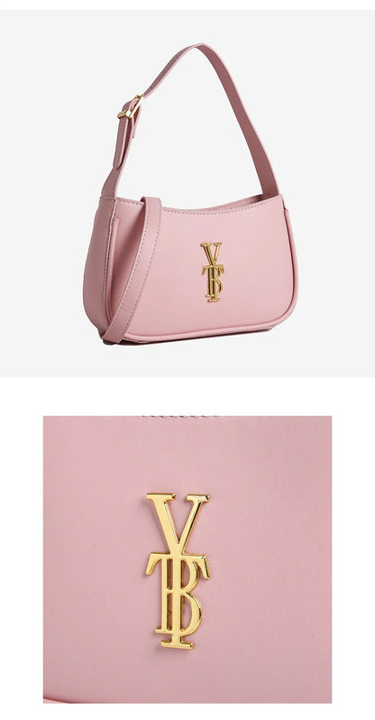 Luxury Underarm Bag for Women, Minimalist Designer Shoulder Purse, Fashionable Crossbody Bag, High-End Aesthetic & Versatile