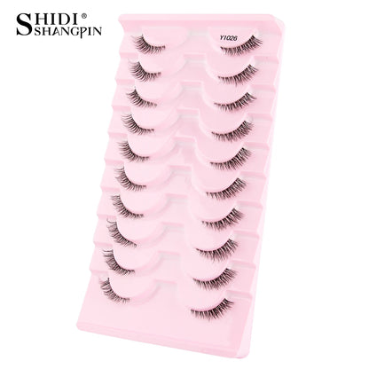 Fake Eyelashes 3/10 Pairs Natural Long 3D Mink Lashes Curly Eyelash Extension Makeup faux Cils Handmade False Lashes maquiagem