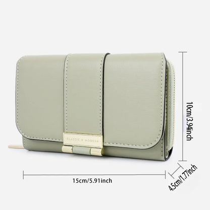Women Wallets And Purses Vintage  PU Leather Wallet Female Clutch Purse Hasp Phone Bag Girls Card Bags