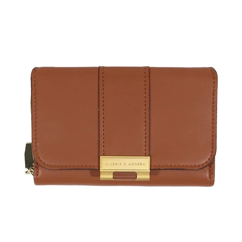 Women Wallets And Purses Vintage  PU Leather Wallet Female Clutch Purse Hasp Phone Bag Girls Card Bags