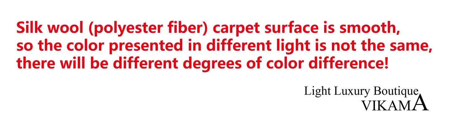 VIKAMA Long Pile Soft Carpet Living Room Bedroom Bedside Non Slip Skin Friendly Carpet Ins Nordic Style Home Decor Carpet