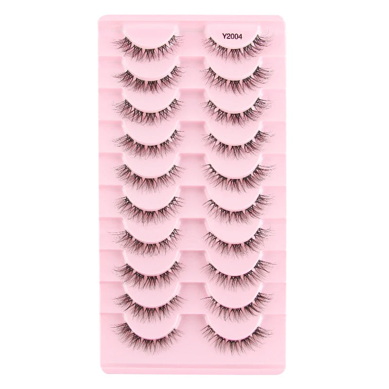 Fake Eyelashes 3/10 Pairs Natural Long 3D Mink Lashes Curly Eyelash Extension Makeup faux Cils Handmade False Lashes maquiagem