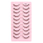 Fake Eyelashes 3/10 Pairs Natural Long 3D Mink Lashes Curly Eyelash Extension Makeup faux Cils Handmade False Lashes maquiagem