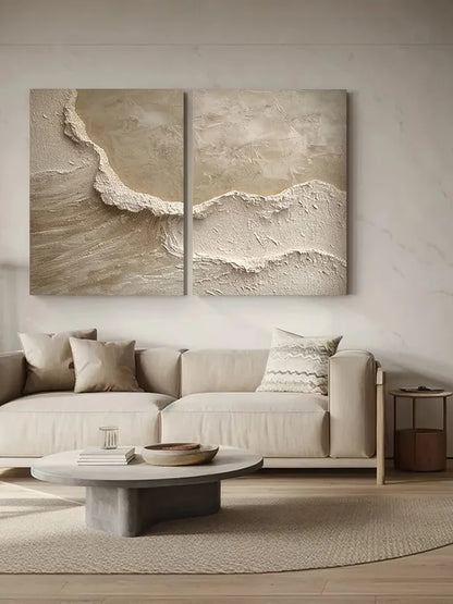 Wall Picture For Bedroom, Abstract With Heavy Texture canvas  Painting, Palette Knife Canvas Art, Import Home Decor, No Framed