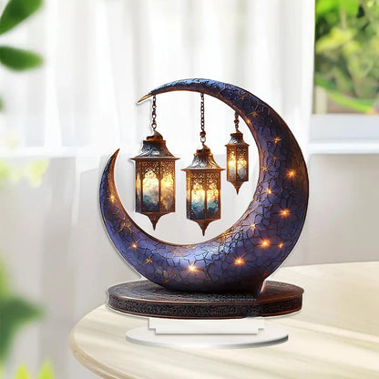2D Acrylic Ornament Decors Crafts Gifts Artwork for Cabinet Living Room Bedroom