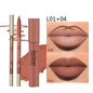 Matte Lipliner&Lipstick Set,Waterproof， Long Lasting Lip Makeup, Soft Matte Color Rendering,Women's Makeup Cosmetics