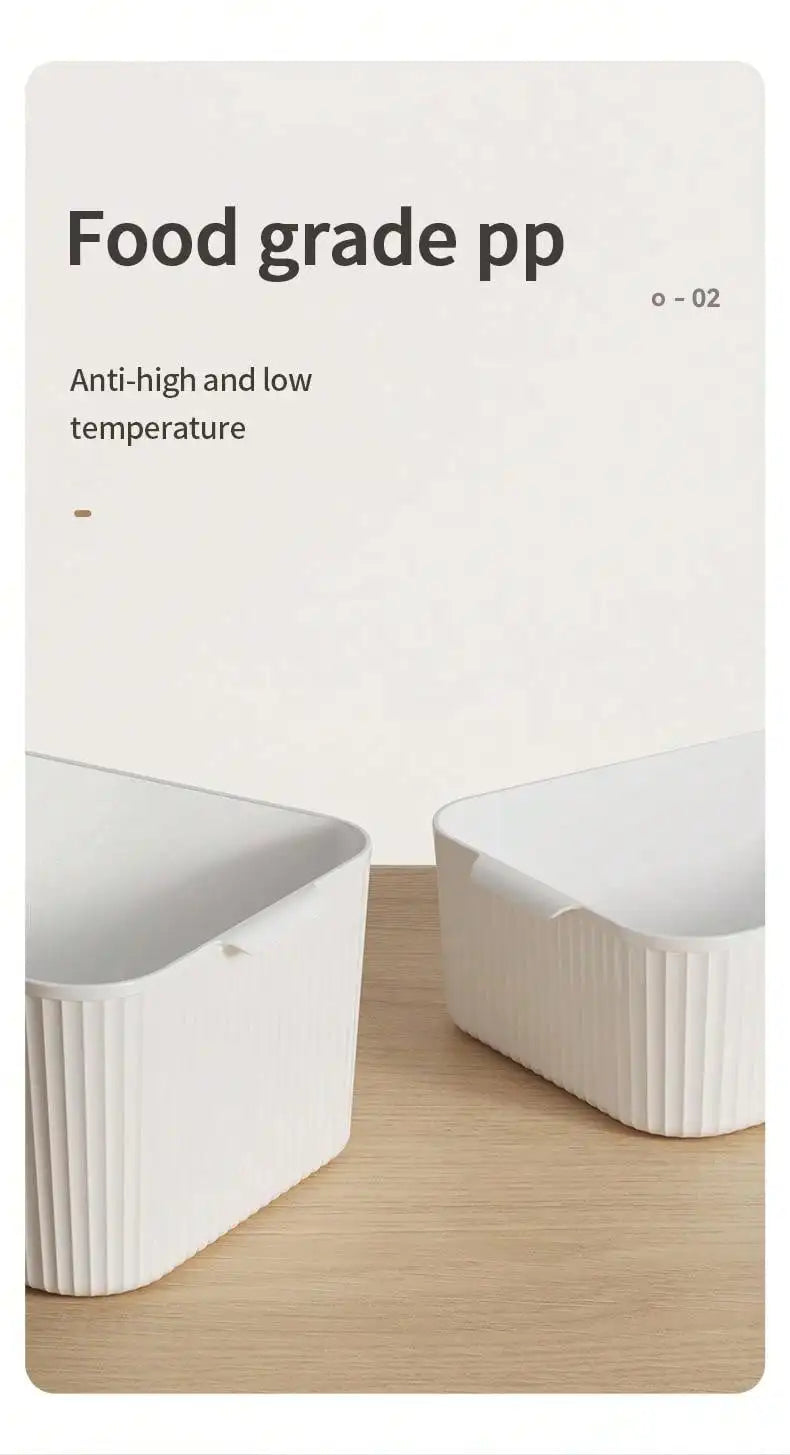 WORTHBUY Bathroom Storage Box Makeup Organizer Plastic Desktop Cosmetics Organizer Multifunctional Toiletries Storage Basket