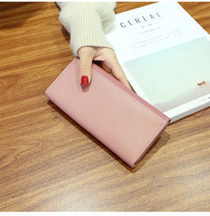 Multi-functional Wallet For Women Large Capacity PU Leather Women's Purses Long Hasp Cards Holder Ladies Money Coins Clutch Bag