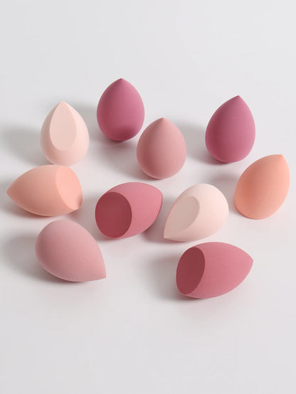 25 Beauty Eggs (Makeup Sponges), Foundation Make-Up Mixed Beauty Sponges, Liquid, Cream and Powder Flawless, Multi-Color Makeup
