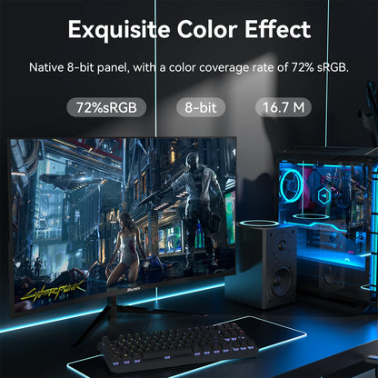 Reletech G27X Flex Pro Monitor 27" Gaming Curved 2560x1440 QHD 180Hz HDMI x2 DP x2 1800R 72% sRGB Adaptive Sync