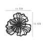 Wall Decoration Flower Metal Wall Art Decor Floral Wall Hanging Decor Wall Ornament for Living Room Kitchen Bathroom Hotel