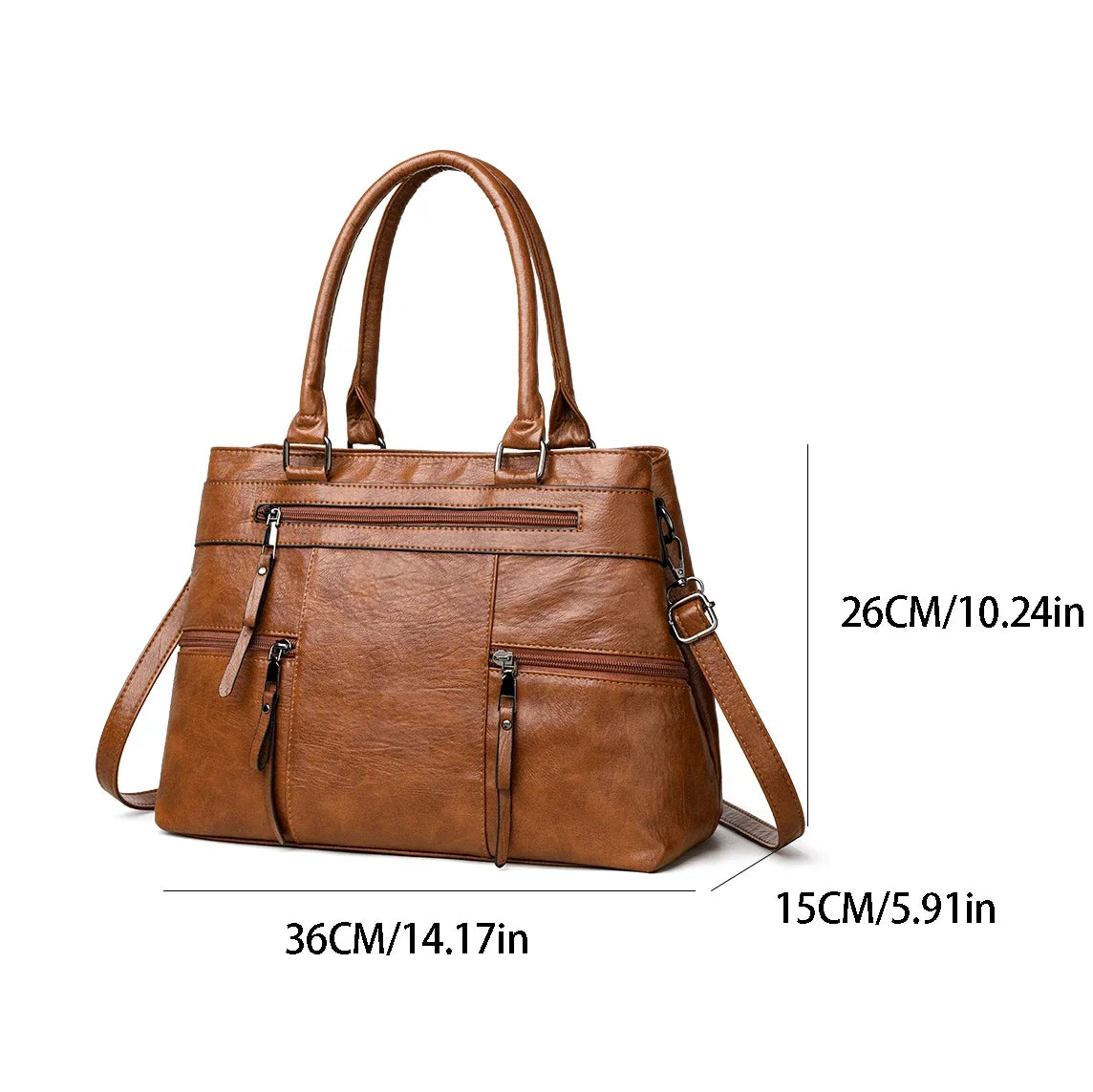 Elegant Handbags For Women High Quality Pu Leather Top-Handle Bags Purse Ladies Shoulder Crossbody Bag Casual Tote bolso purses