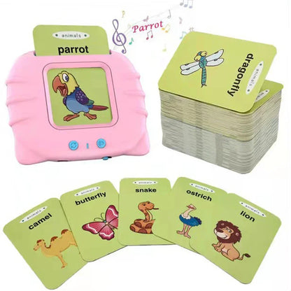 Kids Learn English Toys Early Intelligent Education Audio Electronic Book Flash Card Reading Machine For Toddlers Reading Gadget