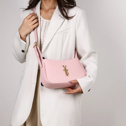 Luxury Underarm Bag for Women, Minimalist Designer Shoulder Purse, Fashionable Crossbody Bag, High-End Aesthetic & Versatile