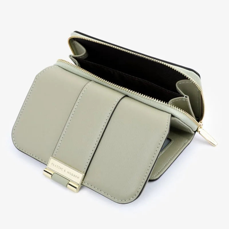 Women Wallets And Purses Vintage  PU Leather Wallet Female Clutch Purse Hasp Phone Bag Girls Card Bags