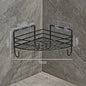 Bathroom Shelf Wall Mounted Corner Storage Shelves Shampoo Holder Cosmetic Rack Iron Shower Drain Basket Bathroom Organizer