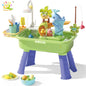 Children's kitchen toys electric fun water play water wash basin fishing dishwashing home role-playing baby early education toys