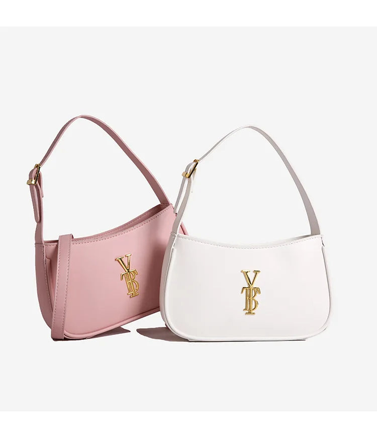 Luxury Underarm Bag for Women, Minimalist Designer Shoulder Purse, Fashionable Crossbody Bag, High-End Aesthetic & Versatile