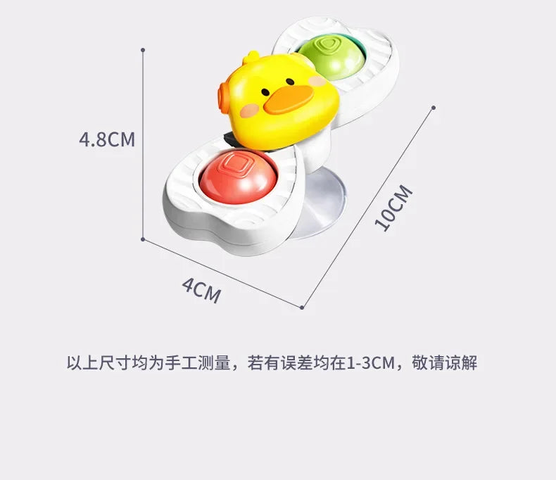 Baby Sucker Spinning Toys Children Bath Montessori Education Rotating 3 Years Bathroom Toys for Toddler Infant Toys for Baby