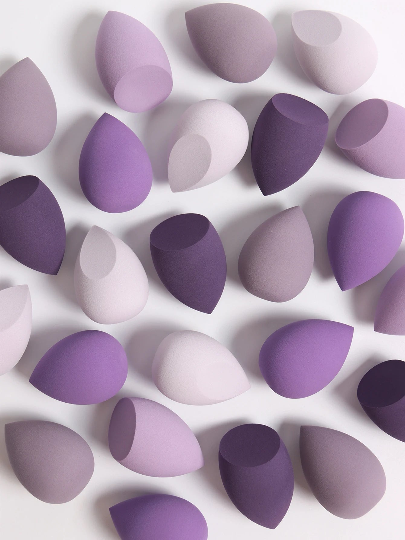 25 Beauty Eggs (Makeup Sponges), Foundation Make-Up Mixed Beauty Sponges, Liquid, Cream and Powder Flawless, Multi-Color Makeup