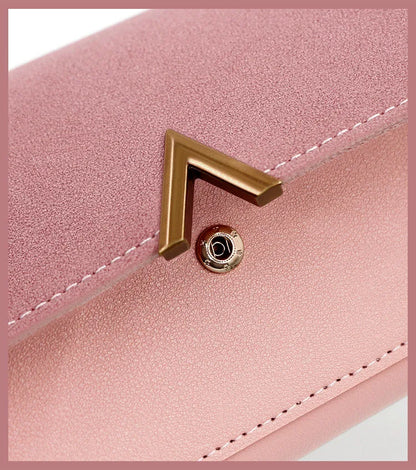 Long Purses For Women Wallet New Fashion Long Coin Purse Card Holder Small Ladies Wallet Female Hasp Mini Clutch billetera bolas