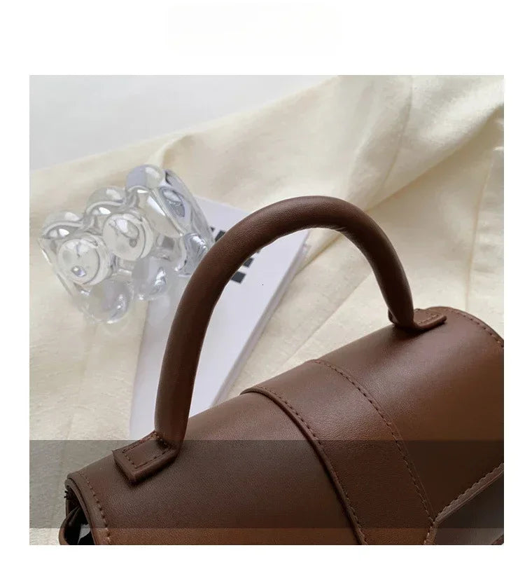 Pu Leather Shoulder Bag for Women Handbag  Fashion Crossbody Bags Vintage Underarm Bag Square Satchel Сумка Женская 2025 Тренд