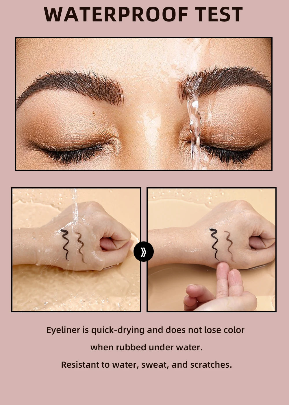 2023 Women 1 Pcs Eyeliner Liquid Pen Waterproof Long Lasting Quick Drying Smooth Makeup Beauty Matte Eyeliner Stamp Eye Pencil