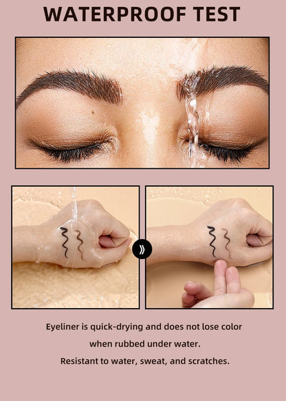 2023 Women 1 Pcs Eyeliner Liquid Pen Waterproof Long Lasting Quick Drying Smooth Makeup Beauty Matte Eyeliner Stamp Eye Pencil