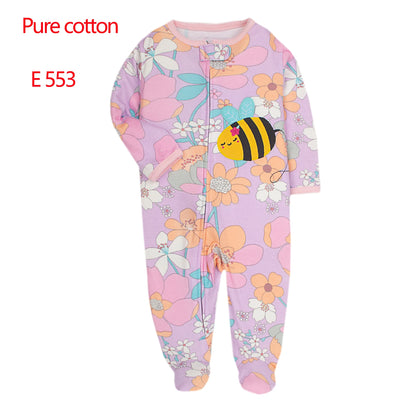 Baby Boy Girl Clothes Newborn Infant Baby Romper 100% Cotton Long-Sleeve Style Toddler Kids Jumpsuit Children's Pajamas