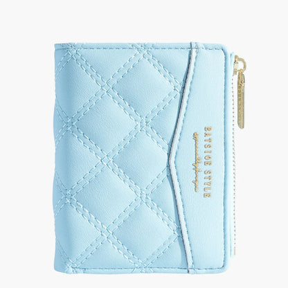 New Embroidered Wallet for Women Ladies Coin Purses PU Leather Zipper Credit Card Holder Clutch Money Bag Pocket