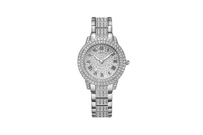 Luxury Women Shiny Bracelet Watches Fine Zircon Mechanical Lady Wristwatches Fashion Folding Watches Buckle Watch Reloj Mujer