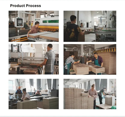 Bedroom Wood Modern Furniture Vanity Dressing Table Makeup Vanity Desk with Large Mirror and Drawers for Makeup