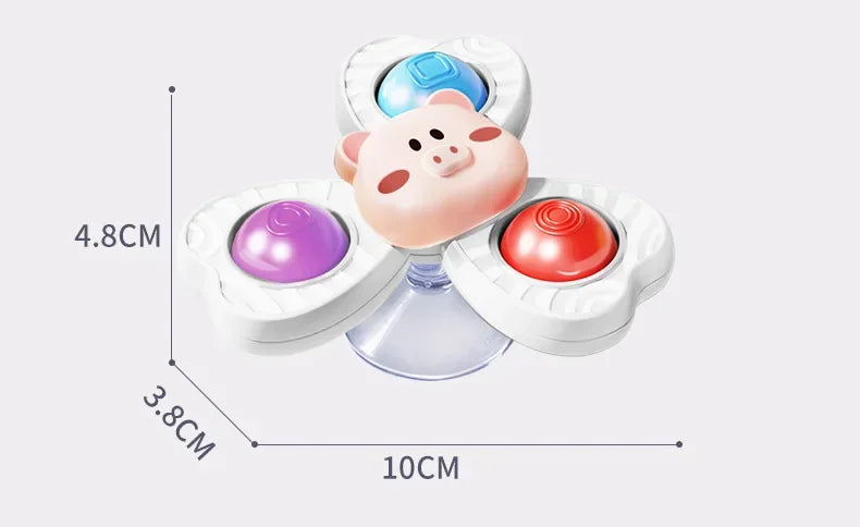 Baby Sucker Spinning Toys Children Bath Montessori Education Rotating 3 Years Bathroom Toys for Toddler Infant Toys for Baby