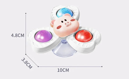 Baby Sucker Spinning Toys Children Bath Montessori Education Rotating 3 Years Bathroom Toys for Toddler Infant Toys for Baby