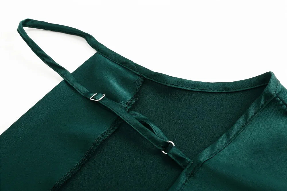 Summer Plus Size Sexu Women Silk Satin Camis Sleeveless Strappy Vest Top Tee Costume Casual Shirt Ladies Clothes