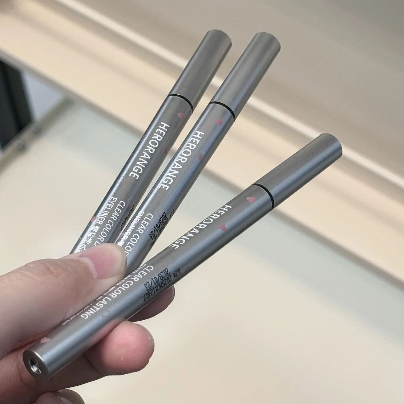 0.01mm ultra-fine precision waterproof liquid eyeliner, black, quick-drying, anti-smudge, anti-sweat, long-lasting eye-slimming