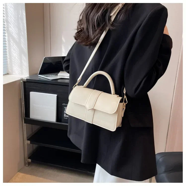 Pu Leather Shoulder Bag for Women Handbag  Fashion Crossbody Bags Vintage Underarm Bag Square Satchel Сумка Женская 2025 Тренд